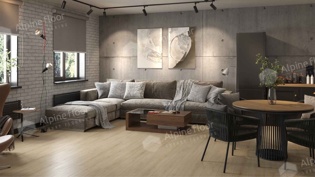 Кварцвиниловая плитка LVT "Alpine Floor" Кипарисовая (1219,2*184,15*2,5 мм) — купить в Нефтекамске