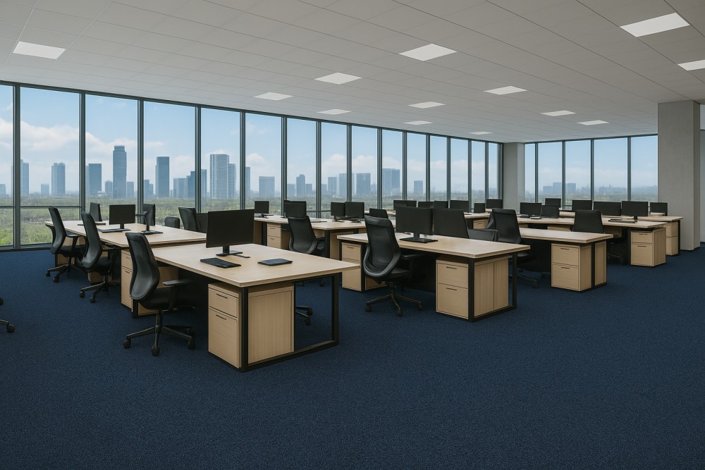 Ковролин Haima «Wilkins» Atom Blue 05 (3,66 м) — купить в Нефтекамске