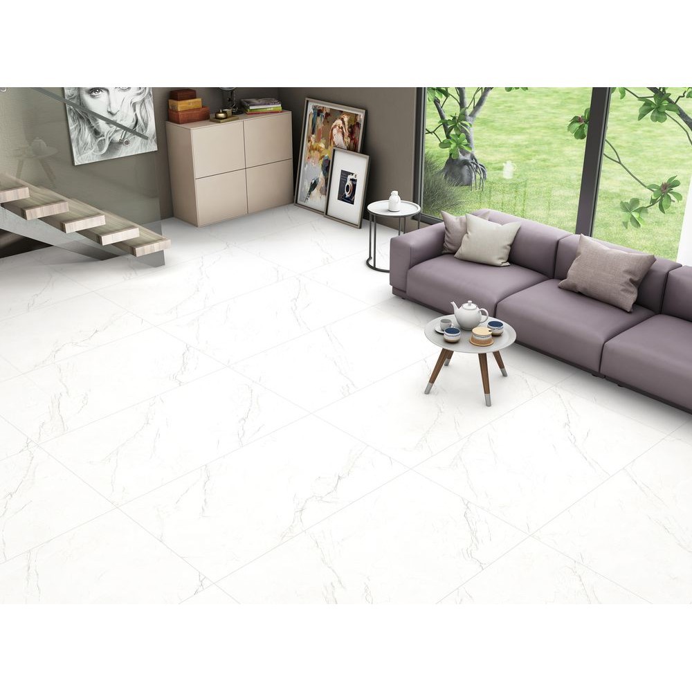 Керамогранит "Ennface" 600*1200 Mystic White Матовый Белый — купить в Нефтекамске