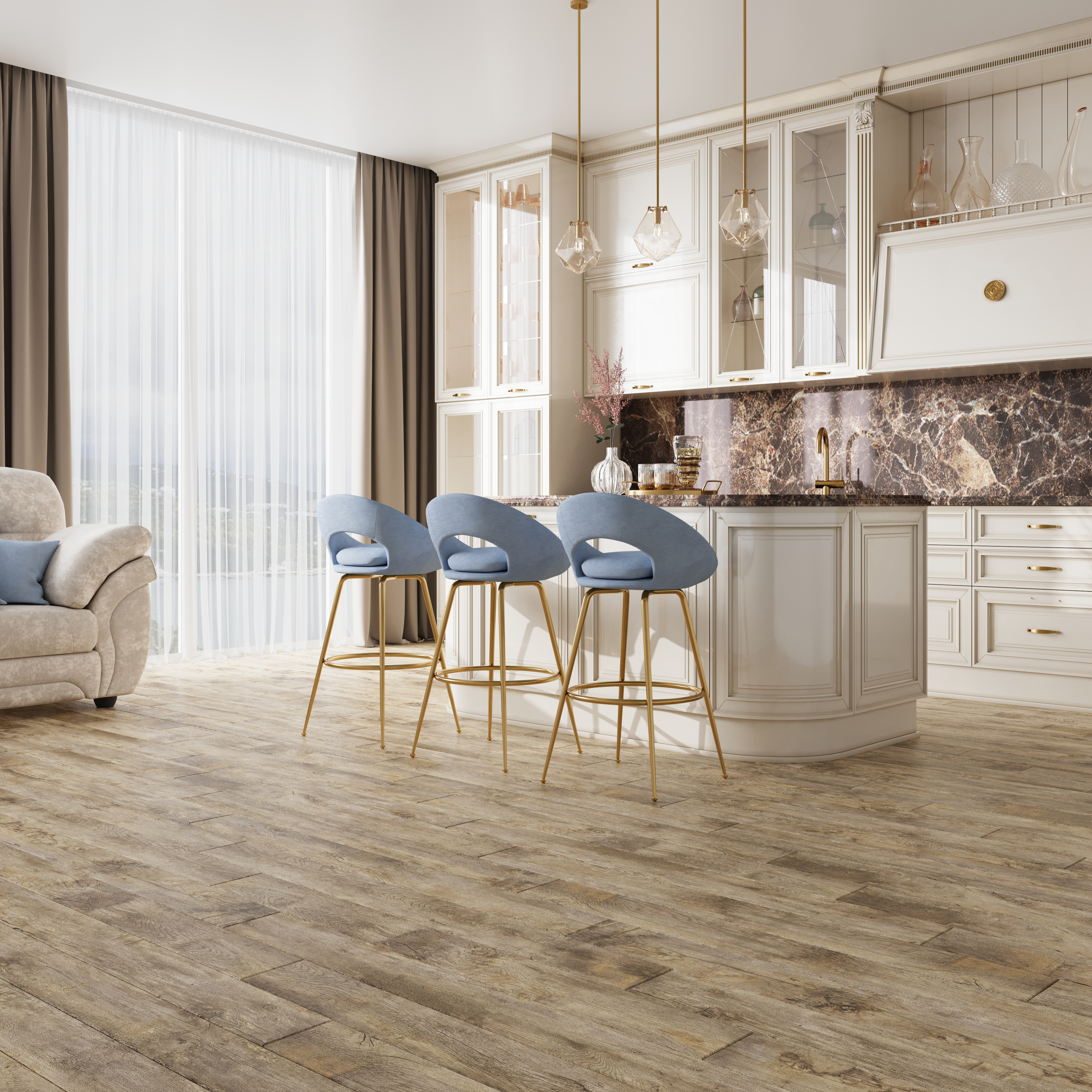 Ламинат "Joss Beaumont" Liberte Крокембуш (1387*145*12 мм) — купить в Нефтекамске