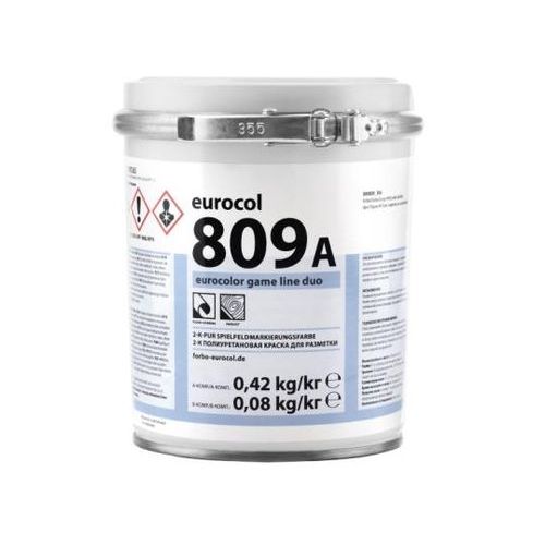 Краска Forbo Eurocol 809-А Eurocolor Game Line Duo 2К PU белая, 1 кг — купить в Нефтекамске