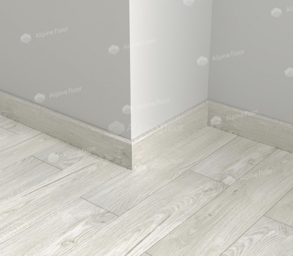Напольный плинтус Parquet Light Снежный SK 13-11 (2200*12,5*80 мм) — купить в Нефтекамске