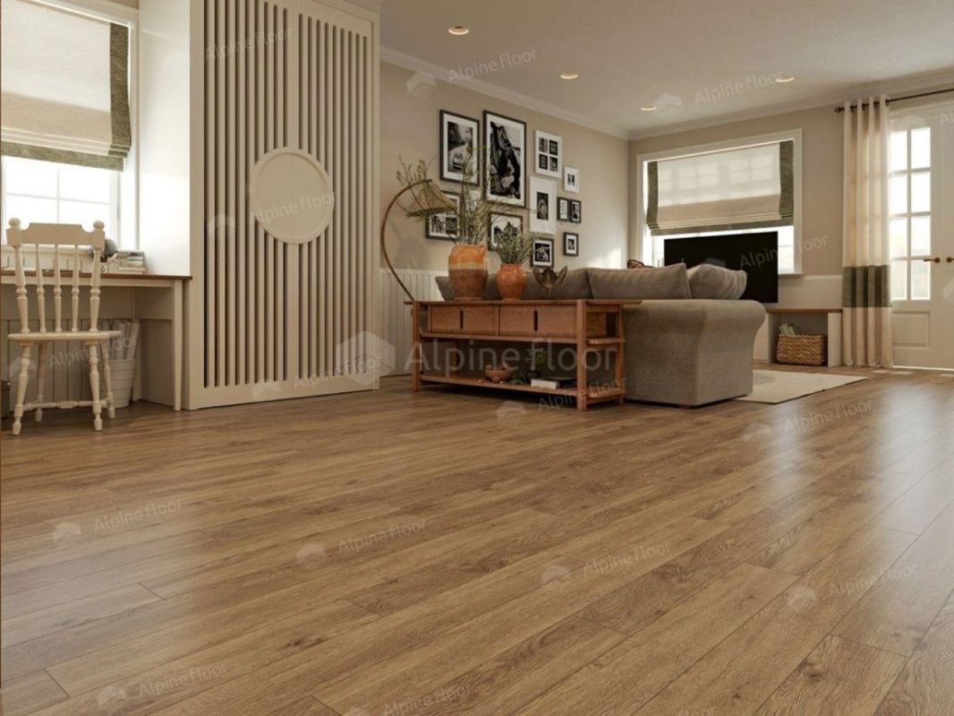 SPC Ламинат "Alpine Floor" Grand Sequoia Village Макадамия (1220*125*4 мм) — купить в Нефтекамске