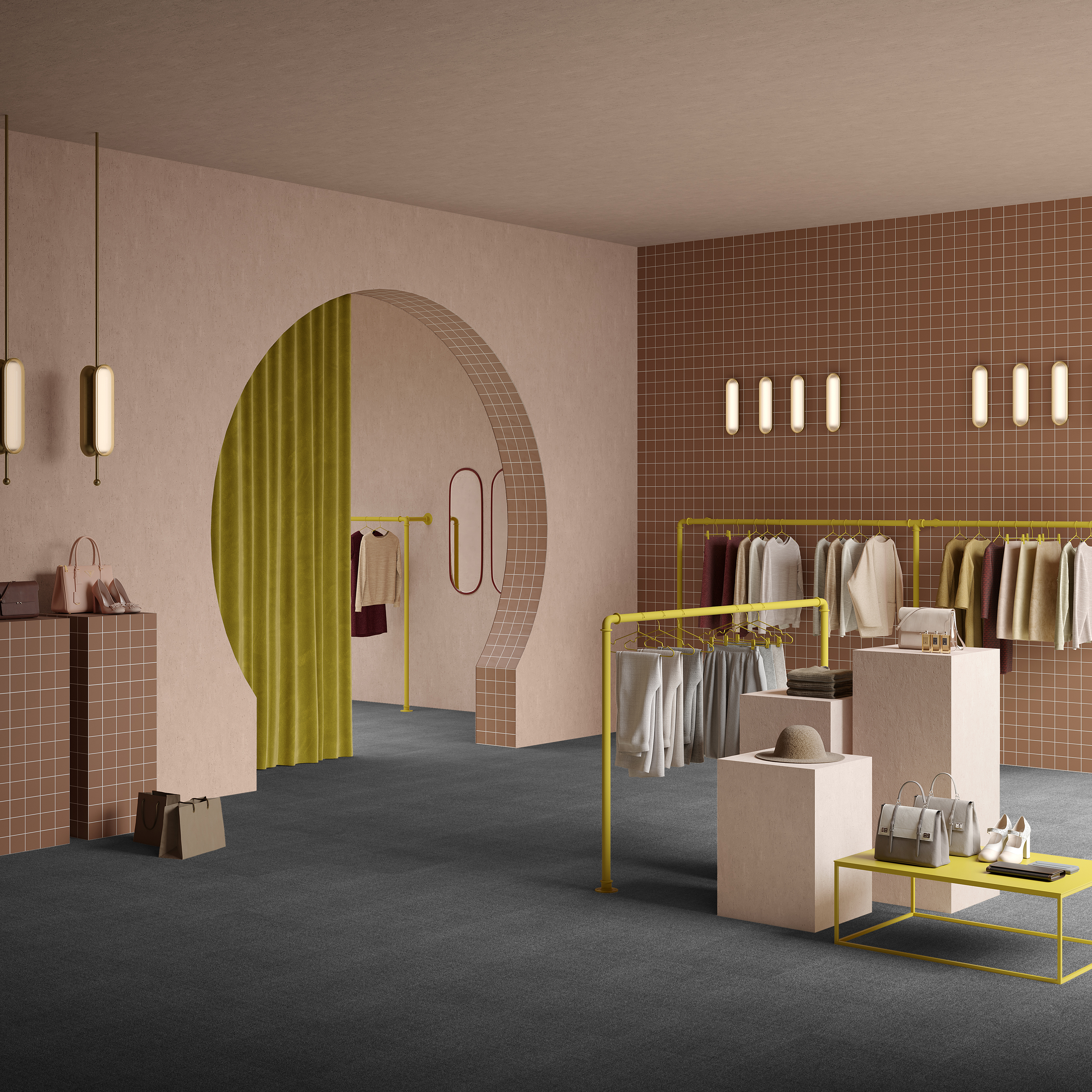 Ковровая плитка Mantra Tile 98 (500*500*6 мм) — купить в Нефтекамске